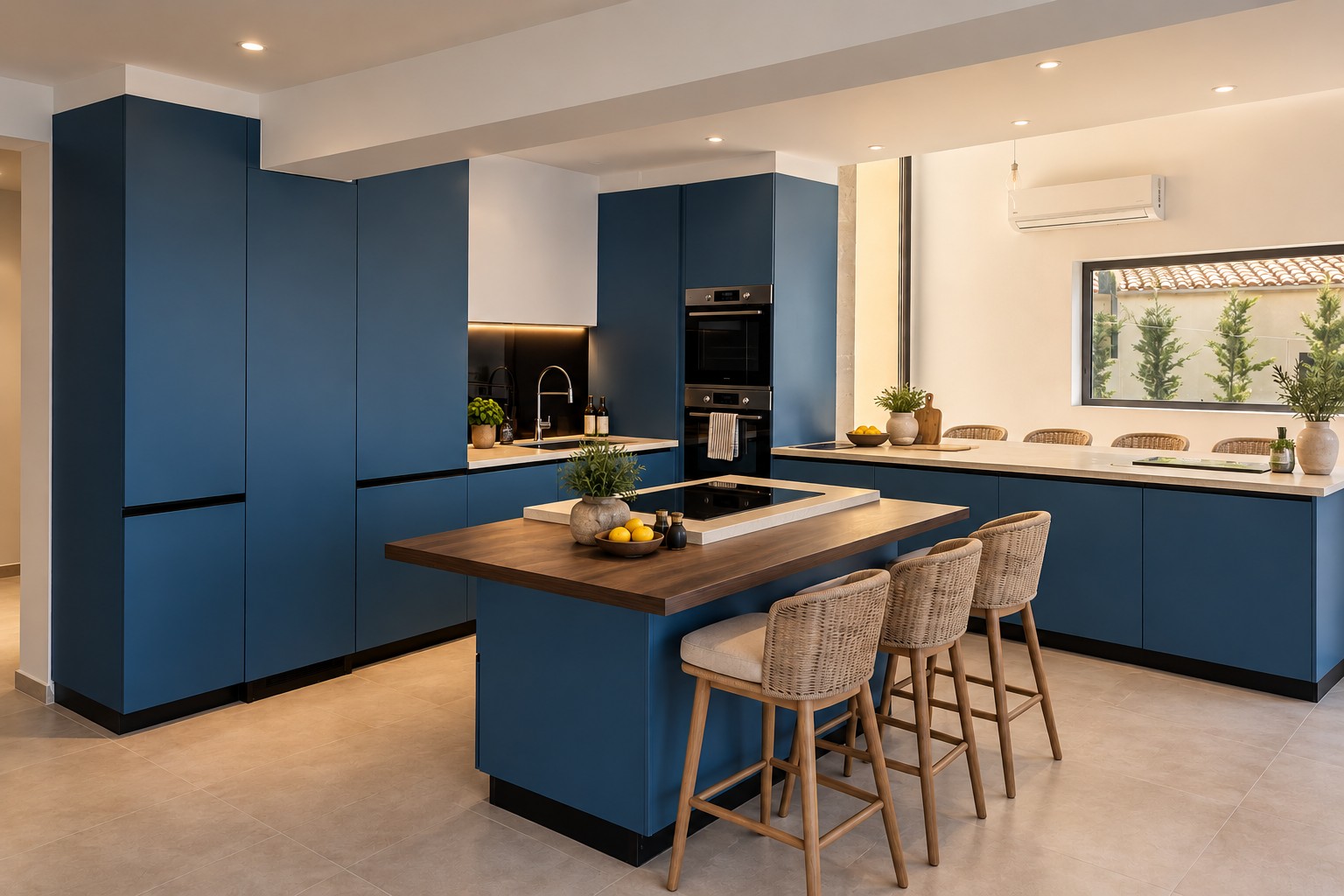 AI styling visualisation of kitchen